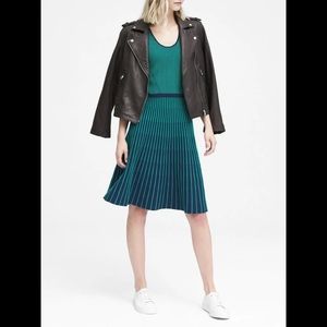 Banana Republic Stripe Knit Fit and‎ Flare Dress